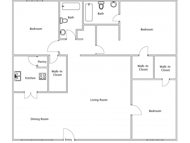 C1 3 Bed Apartment The Atrium At 5606