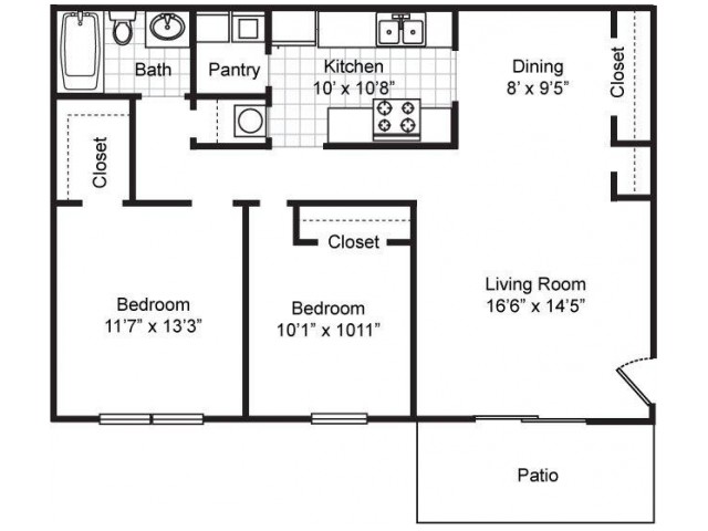 1 2 3 Bedroom Apartments In Evansville In