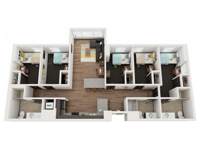 Studio 6 Bed Apartments Check Availability Landmark
