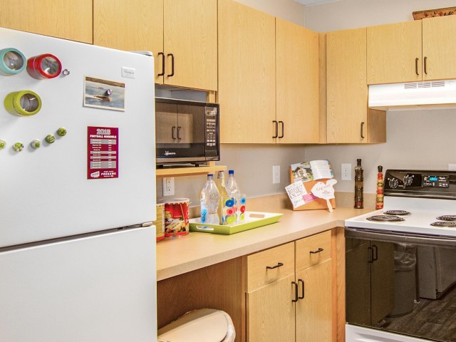 Microwave Oven in kitchen