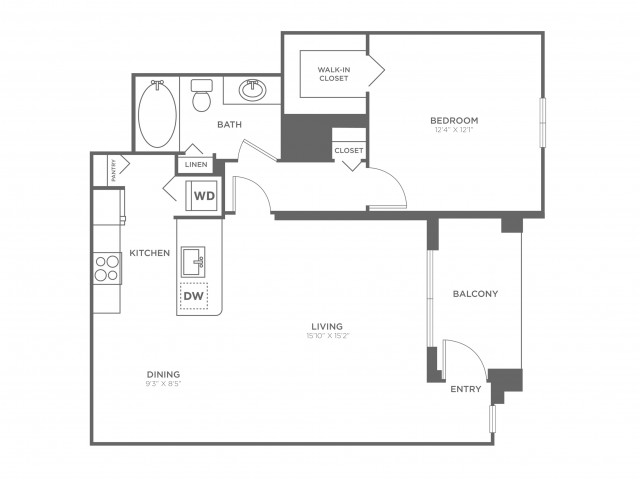 Cocoa | 1 bed 1 bath | from 803 square feet