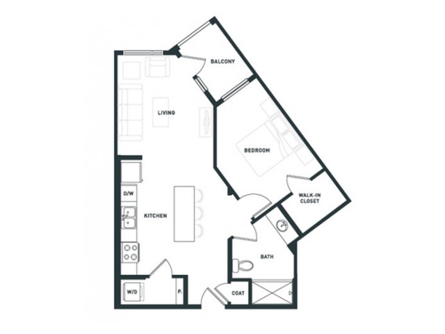 A4 | 1 bed 1 bath | from 703 square feet