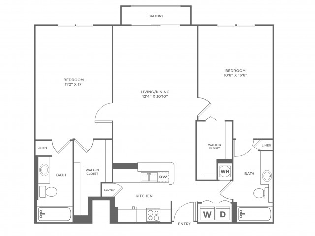 Star - Diamond | 2 bed 2 bath | from 1253 square feet