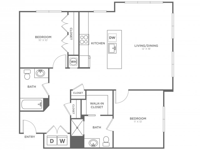 Laurel East 2 Bed Apartment The Washingtons