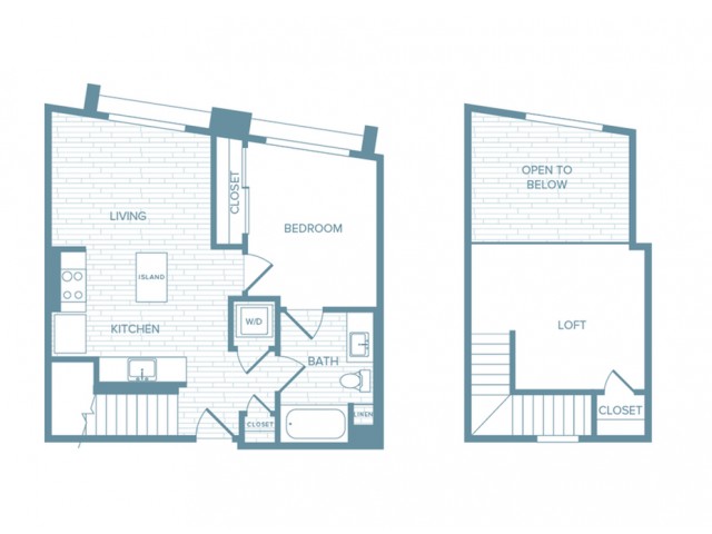 A05L | 1 bed 1 bath | from 788 square feet
