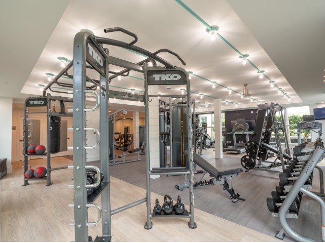 Image of Fitness Center with yoga classes available for Avana Bayview