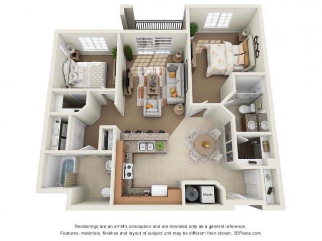 2 Bedroom