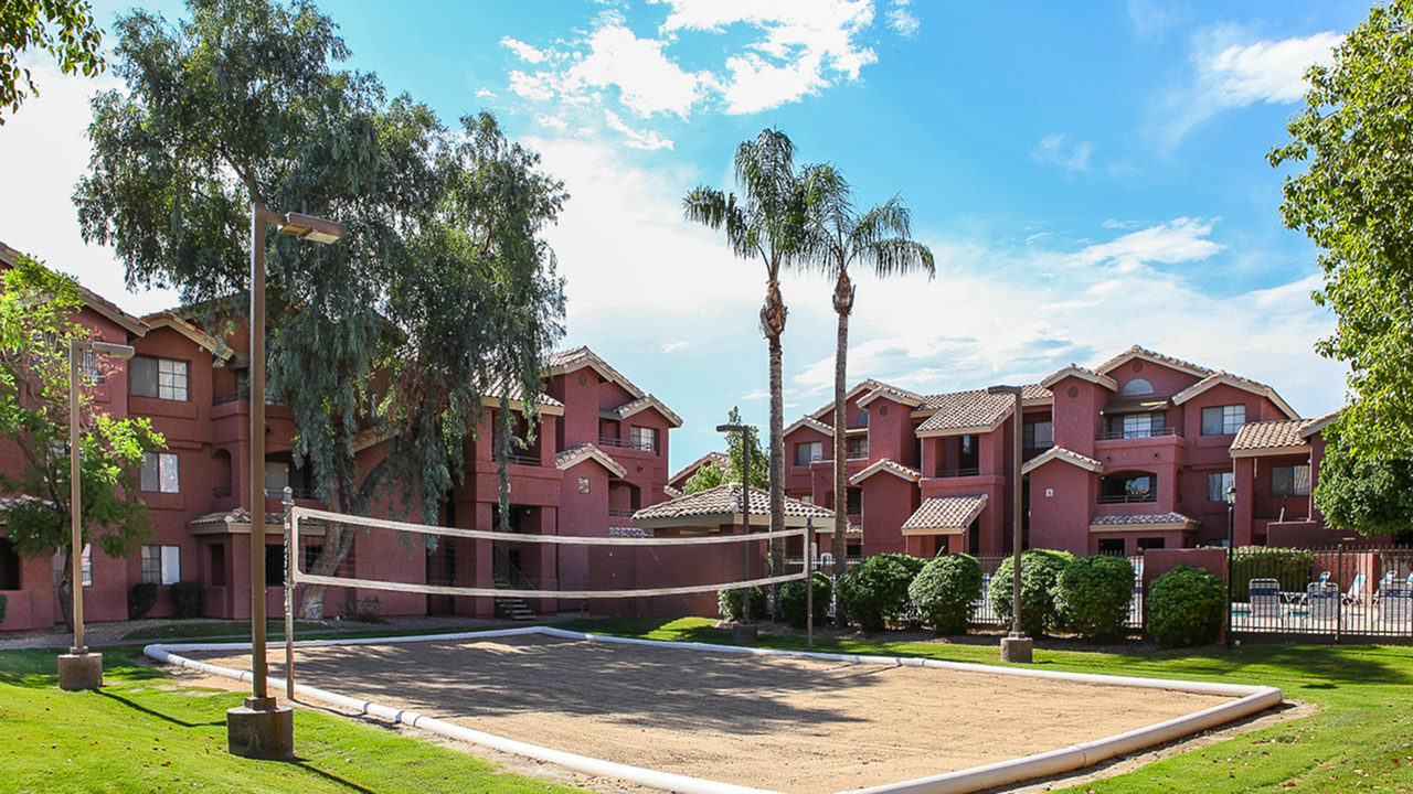 Villas on Apache Apartments Lifestyle - Volleyball Court
