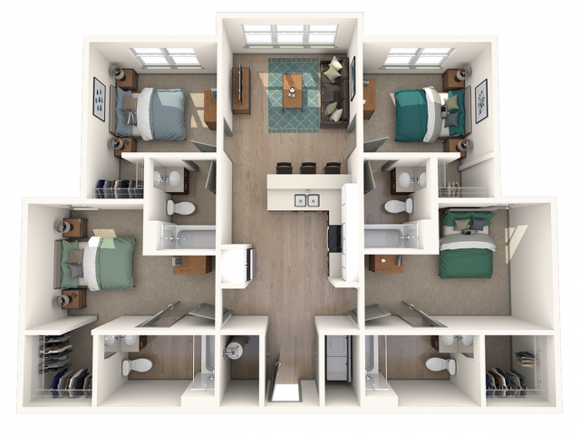 The Finmore at 241 | Floor Plans | Off Campus Housing App State
