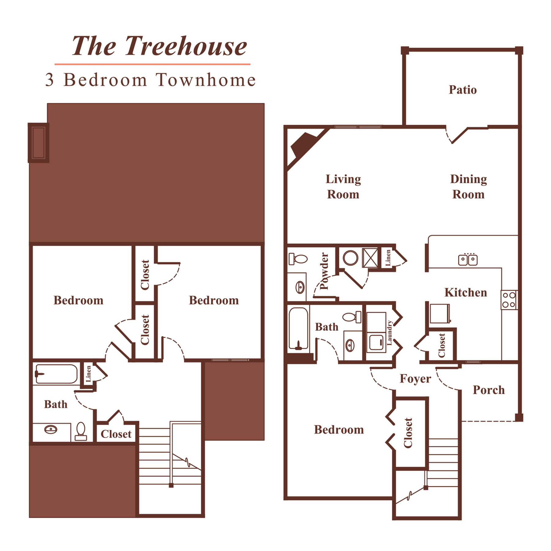 The Treehouse 3 Bed Apartment Peachtree Place Apartments