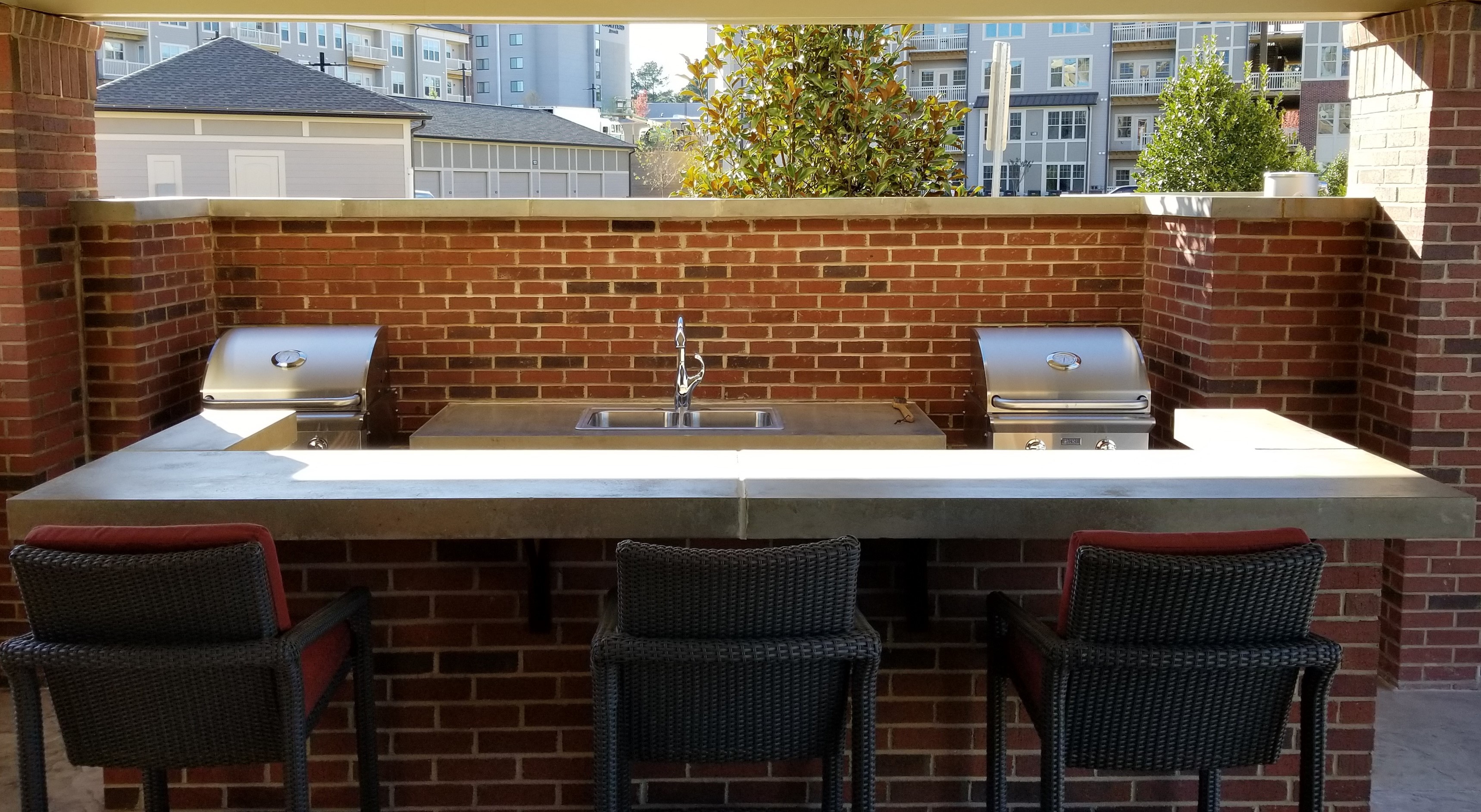 Community BBQ Grills | Apartments In Fort Mill SC | Kingsley Apartments