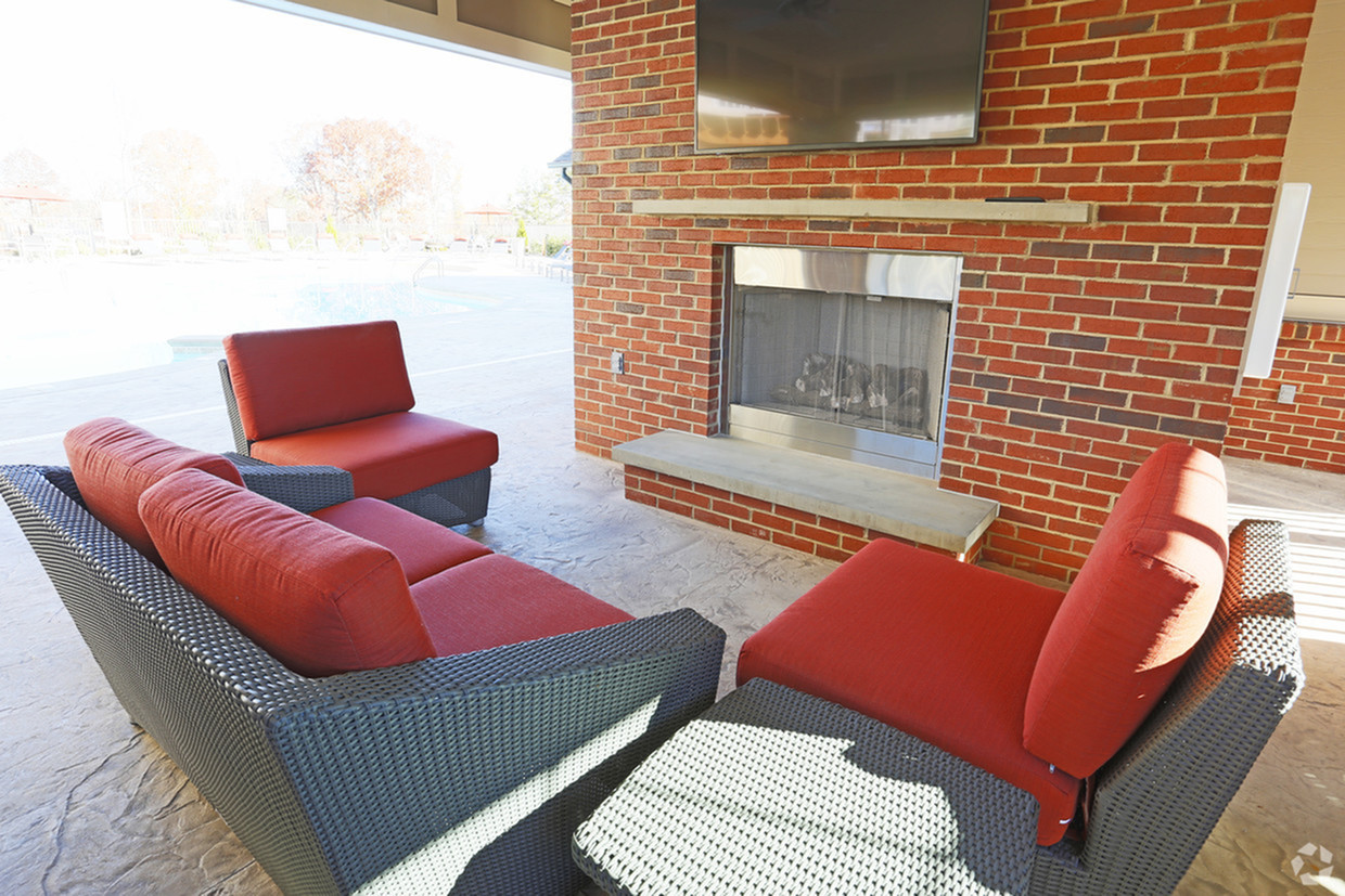 Community Fire Pit | Apartments In Fort Mill SC | Kingsley Apartments