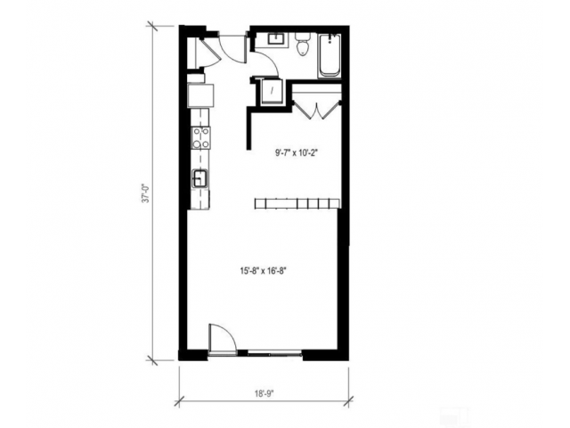 One Bedroom One Bath 1 Bed Apartment Augusta Apartments