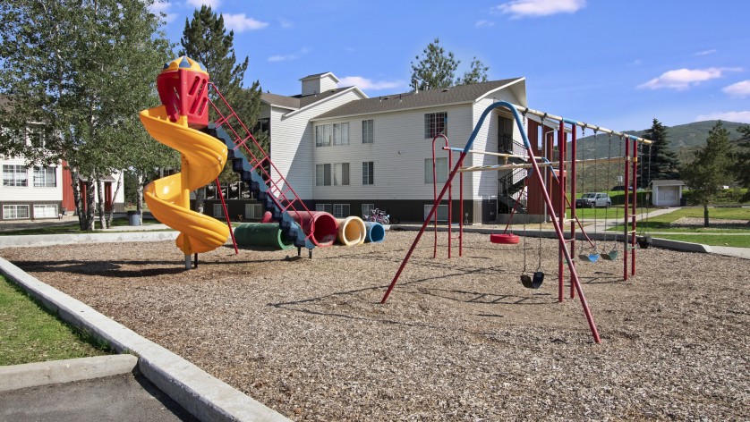 Playground Area | Apartments For Rent In Park City UT  |  Elk Meadows Apartments