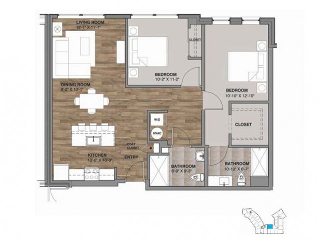 Two Bedroom - Unit G
