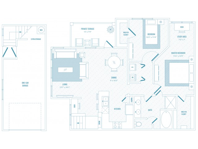 2 Bed 1 Bath Apartment In Georgetown Tx Mansions 54