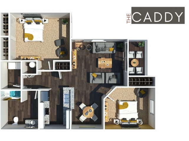 Caddy 2 Bedroom