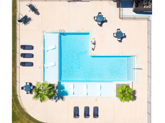 Pool Overhead View