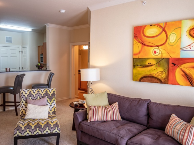 Spacious living area
