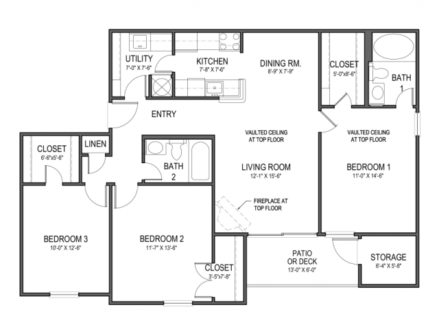 1 3 Bed Apartments Check Availability Charter Creek Apartments