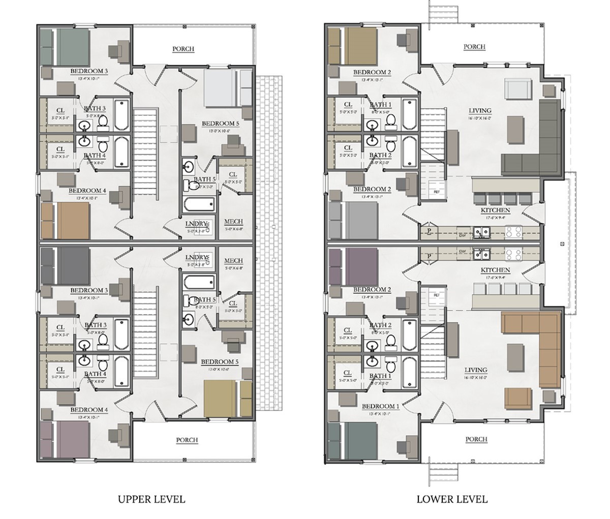 5 Duplex Upper Deck & Location