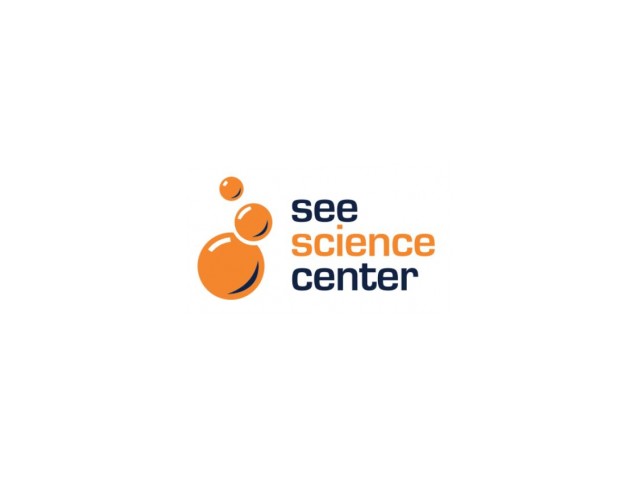 See Science Center Logo - attraction near Colonial Village apartments in Manchester, NH.