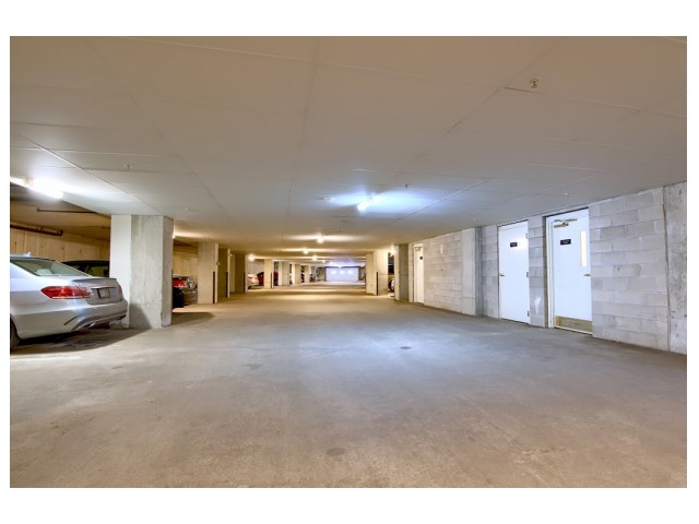 Covered heated parking garage