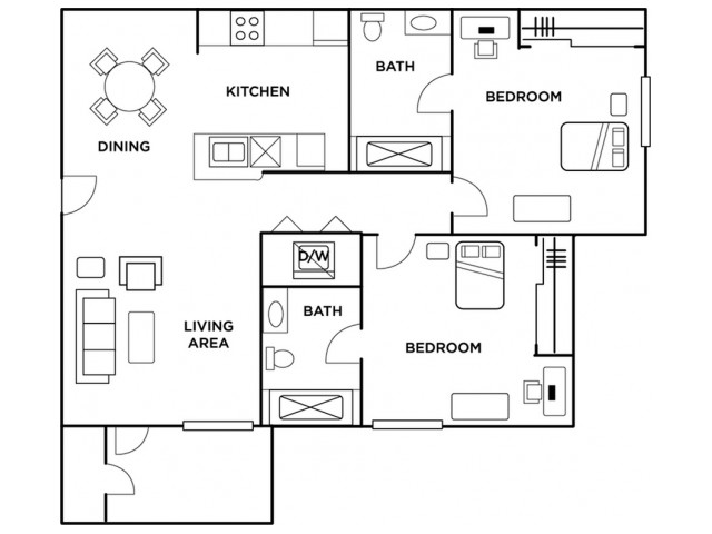 Floor Plans | 2, 3, & 4-Bedroom Apartments In Murfreesboro, TN