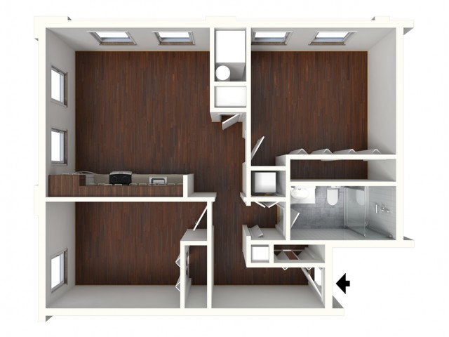 Floor Plan 8 | Apartments Near Toughkenamon PA | Magnolia Place