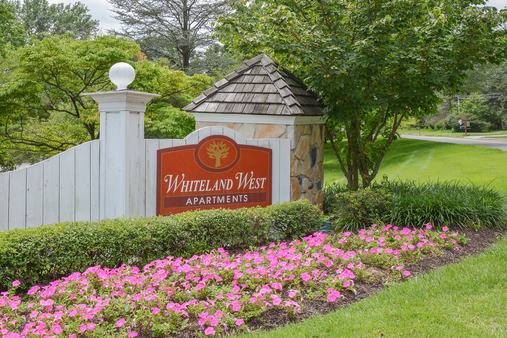 Whiteland West Red Welcome Sign | Apartments near Exton PA