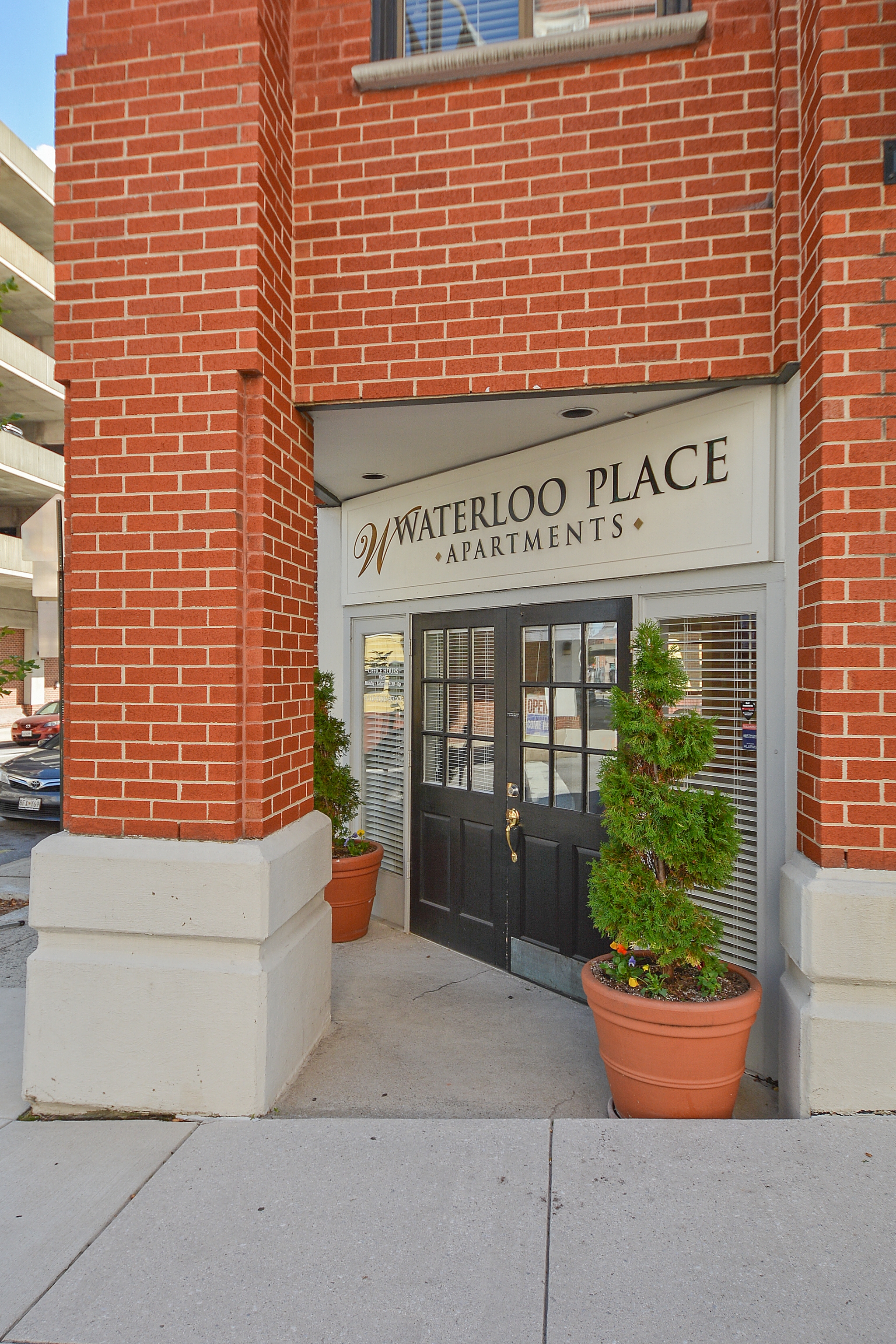 Waterloo Place Leasing Office Entrance | Apartments In Baltimore Maryland