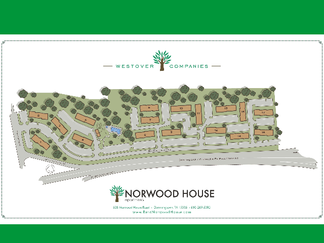 Norwood House Site Map