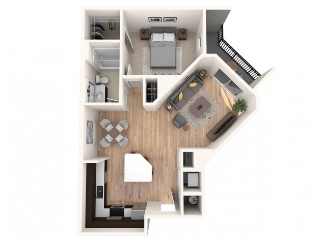 A10 Aeon 10 1 Bed Apartment The Point at Dunn Loring