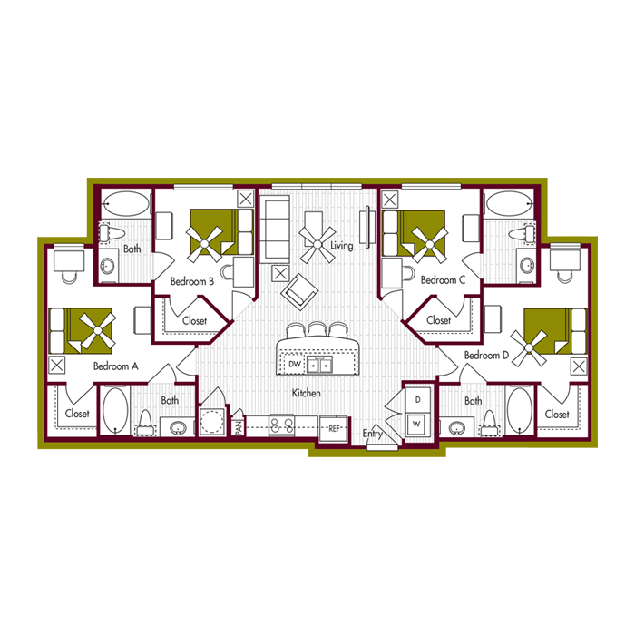 D1 Floor Plan
