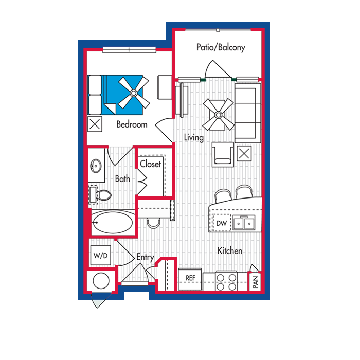 Floor Plans Domain Oxford Apartments Near Oxford University In Mississippi