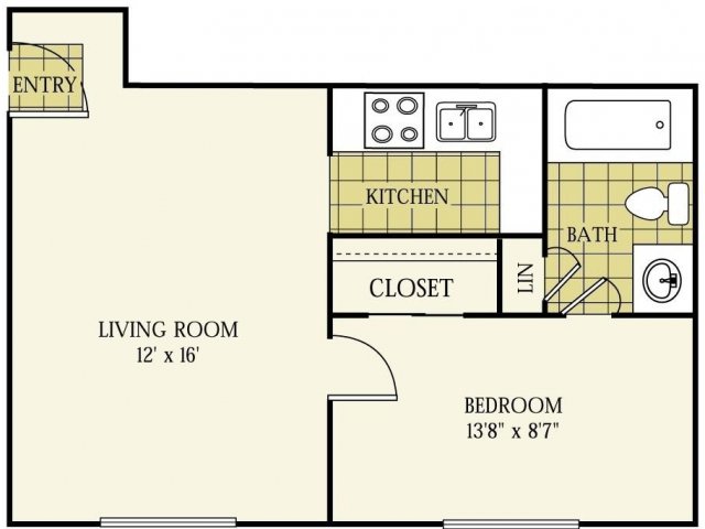 The Skiff 1 Bed Apartment Reserve at Lake Pointe