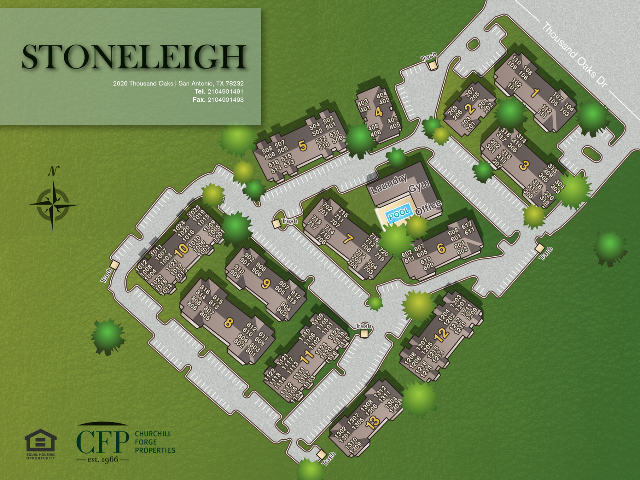 Stoneleigh Property Map