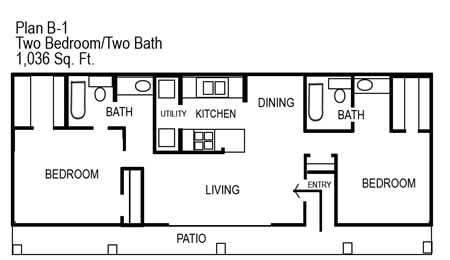 Two Bedroom / Two Bathroom