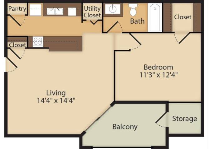 A1 Floor Plan Image