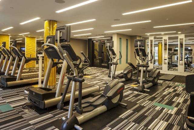 Fitness Center With Cardio Theatre