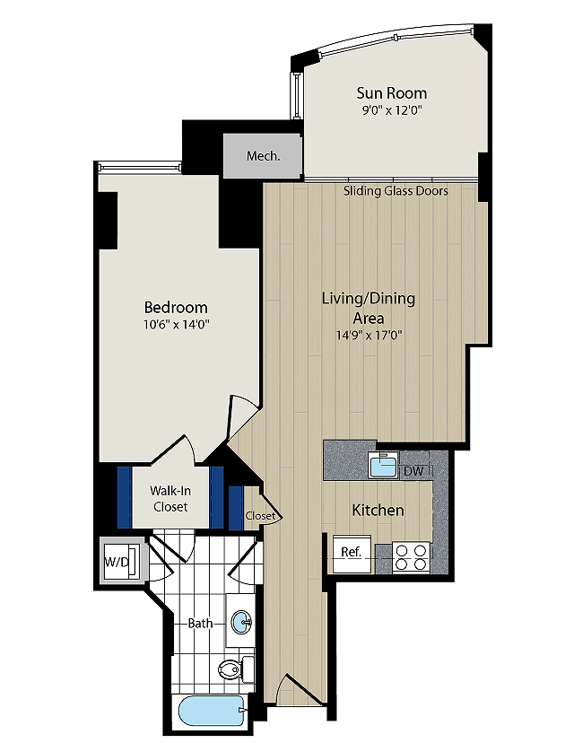 Floor Plan | Meridian at Courthouse Commons 3
