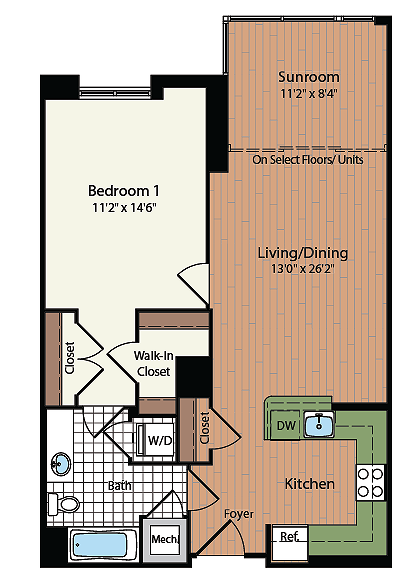 Floor Plan 3 | Meridian at Mt Vernon Triangle