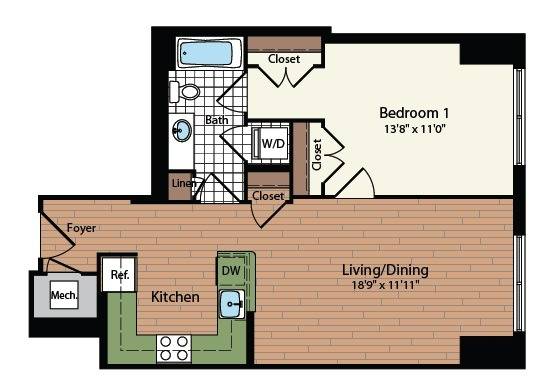 Floor Plan 17 | Meridian at Mt Vernon Triangle