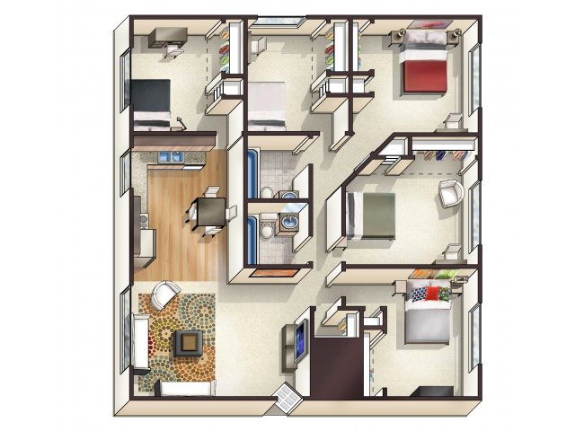 1 - 5 bed apartments | college station apartments, llc