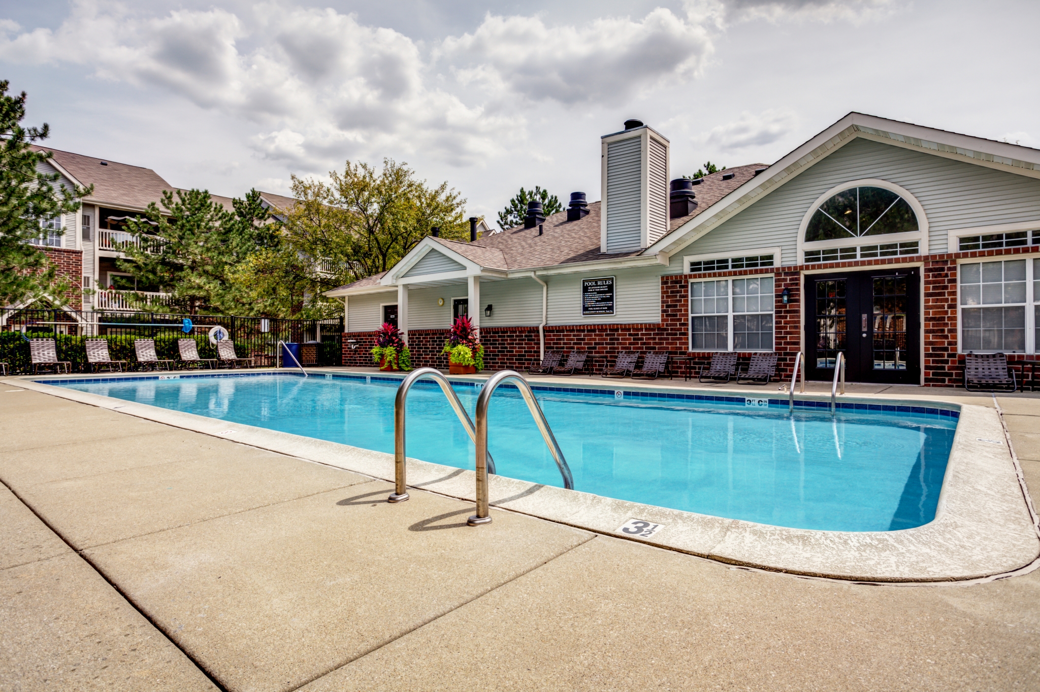 One of Two Outdoor Heated Pools