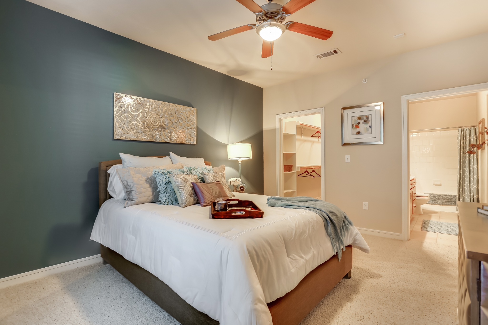 Spacious bedroom