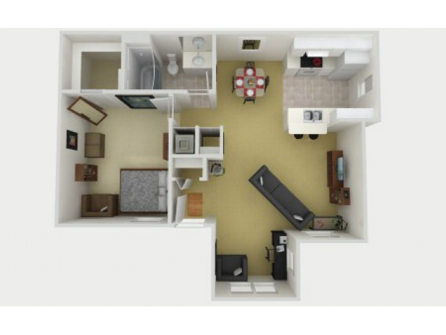 1 Bed 1 Bath Apartment In Jacksonville Fl Deerfield Apartments