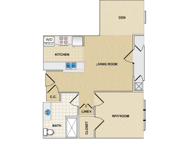 one bedroom apartment in canton