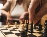 Chess board depicting activities available to play l Monterey Pointe