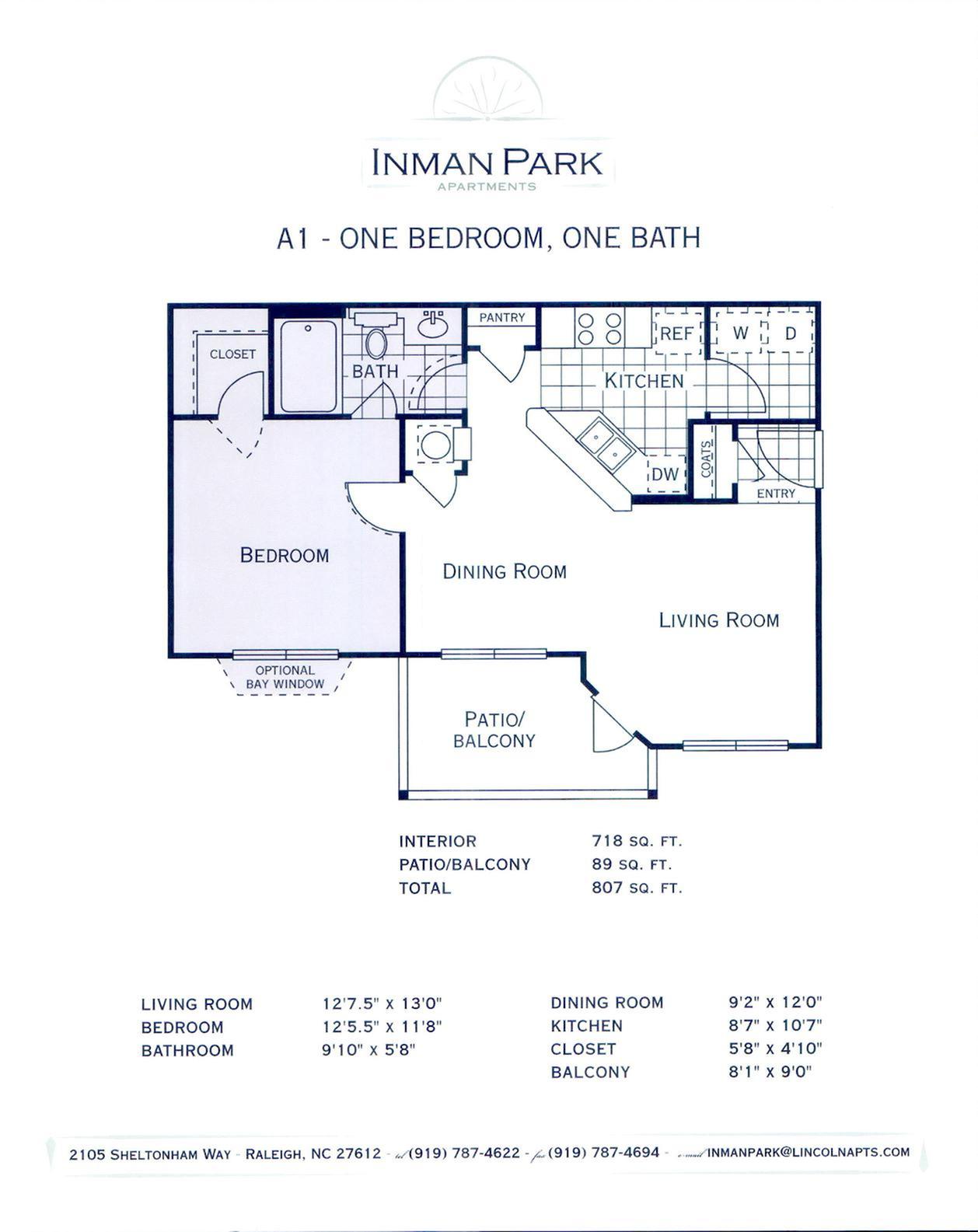 Inman Park Apartments Apartment Als 0 For The 1 Bed Bath Floor Plan